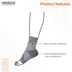 VISSCO 2D ANKLE SUPPORT (GREY)