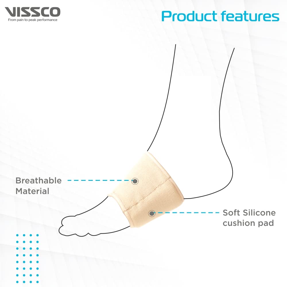 VISSCO METATARSAL SILICONE CUSHION SUPPORT (BEIGE)