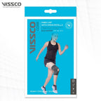 VISSCO KNEE CAP WITH OPEN PATELLA- GREY (SINGLE PEICE)