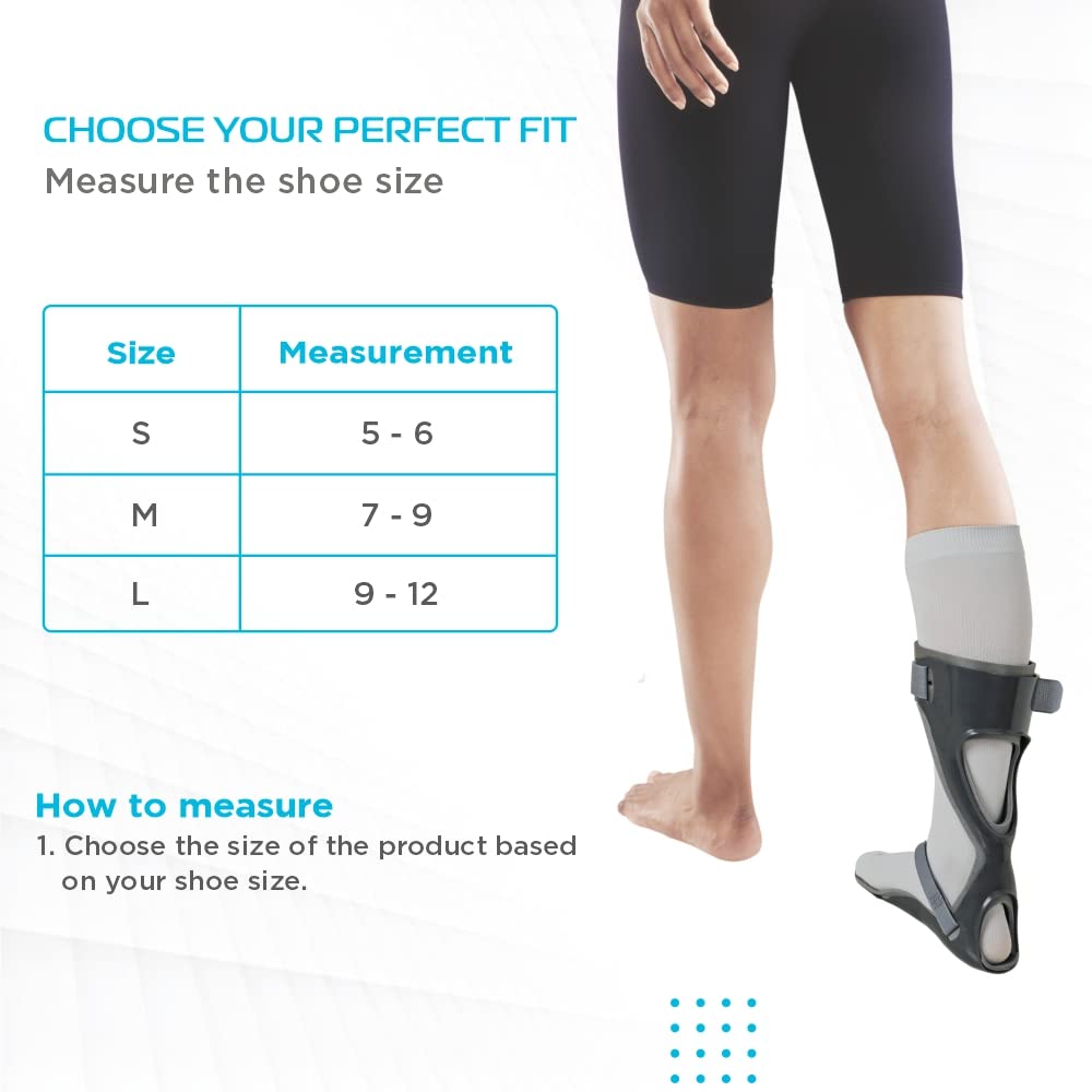 VISSCO ANKLE ORTHOSES (AFO)- GREY