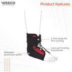 VISSCO RIGID ANKLE BRACE (MULTICOLOR)