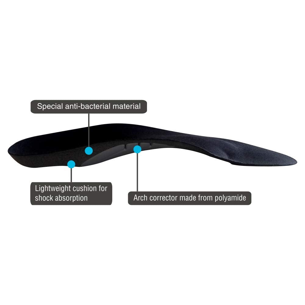 VISSCO PROACTIVE HALF INSOLES | PROVIDES SHOCK ABSORPTION & REDUCES PRESSURE ON THE FEET
