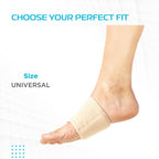 VISSCO METATARSAL SILICONE CUSHION SUPPORT (BEIGE)