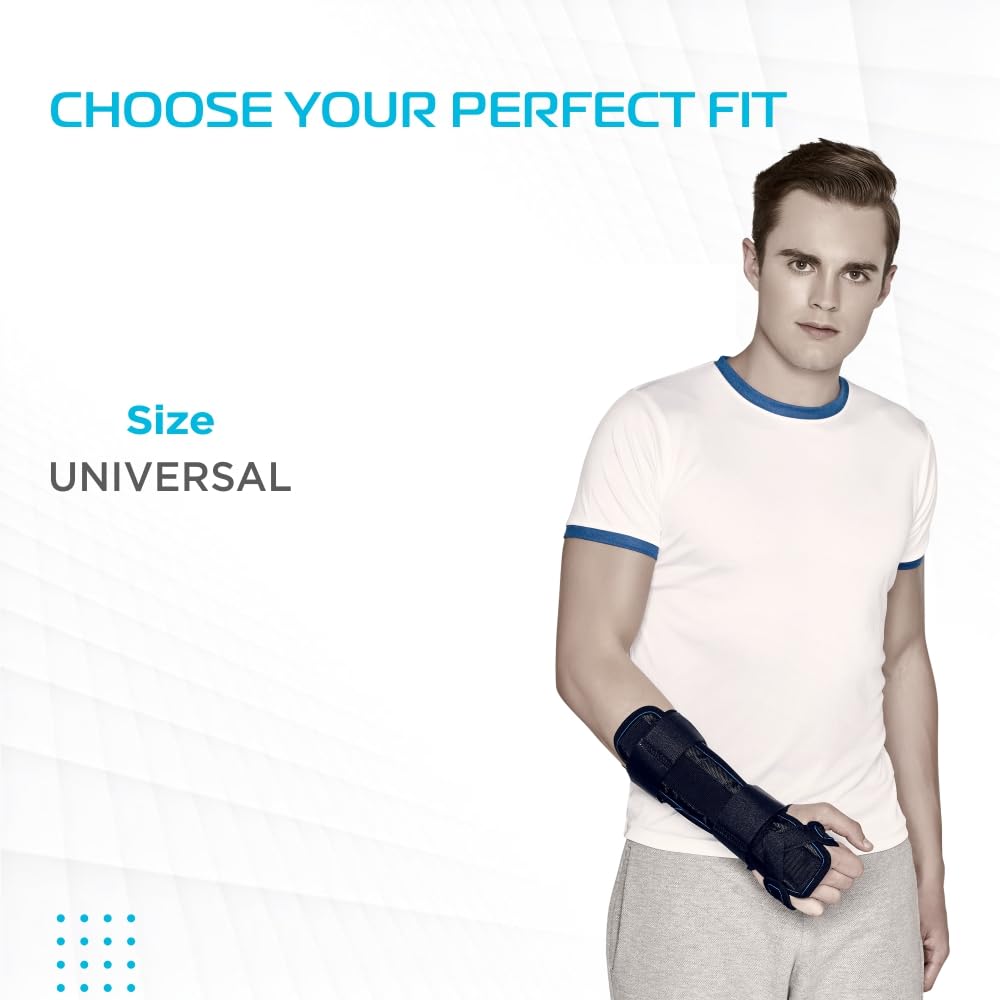 VISSCO FOREARM BRACE- LONG (BLACK)