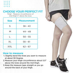 VISSCO LOOP ELASTIC SUPPORT (THIGH SUPPORT) - GREY