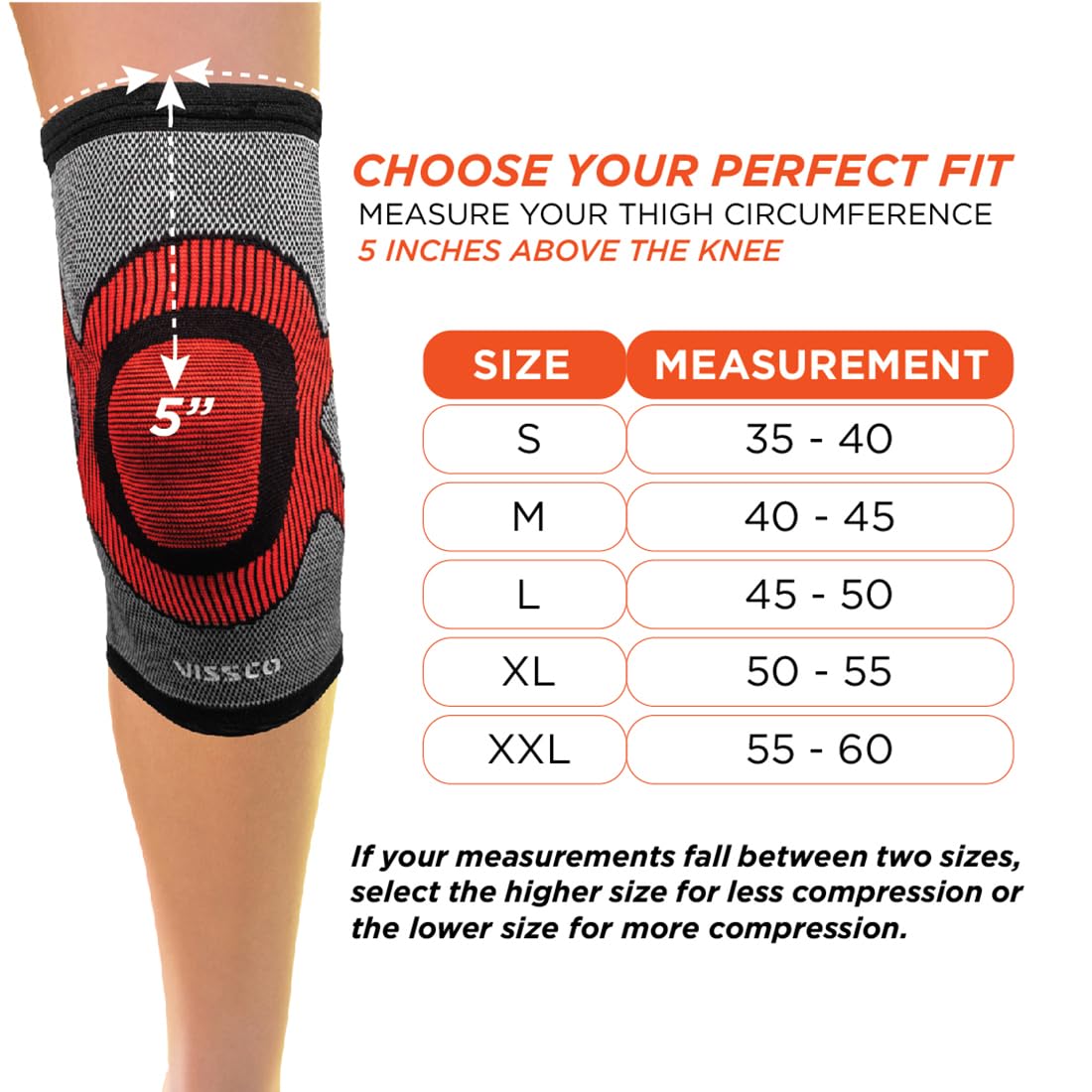 VISSCO 3D KNEE CAP WITH DONUT PADDING (SINGLE PIECE)