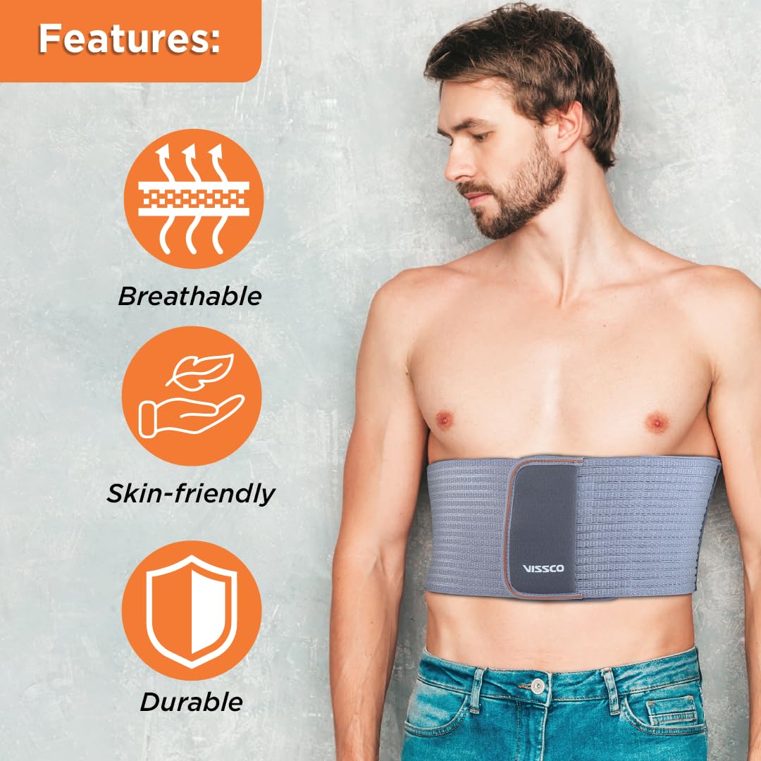 VISSCO RIB BELT - GREY