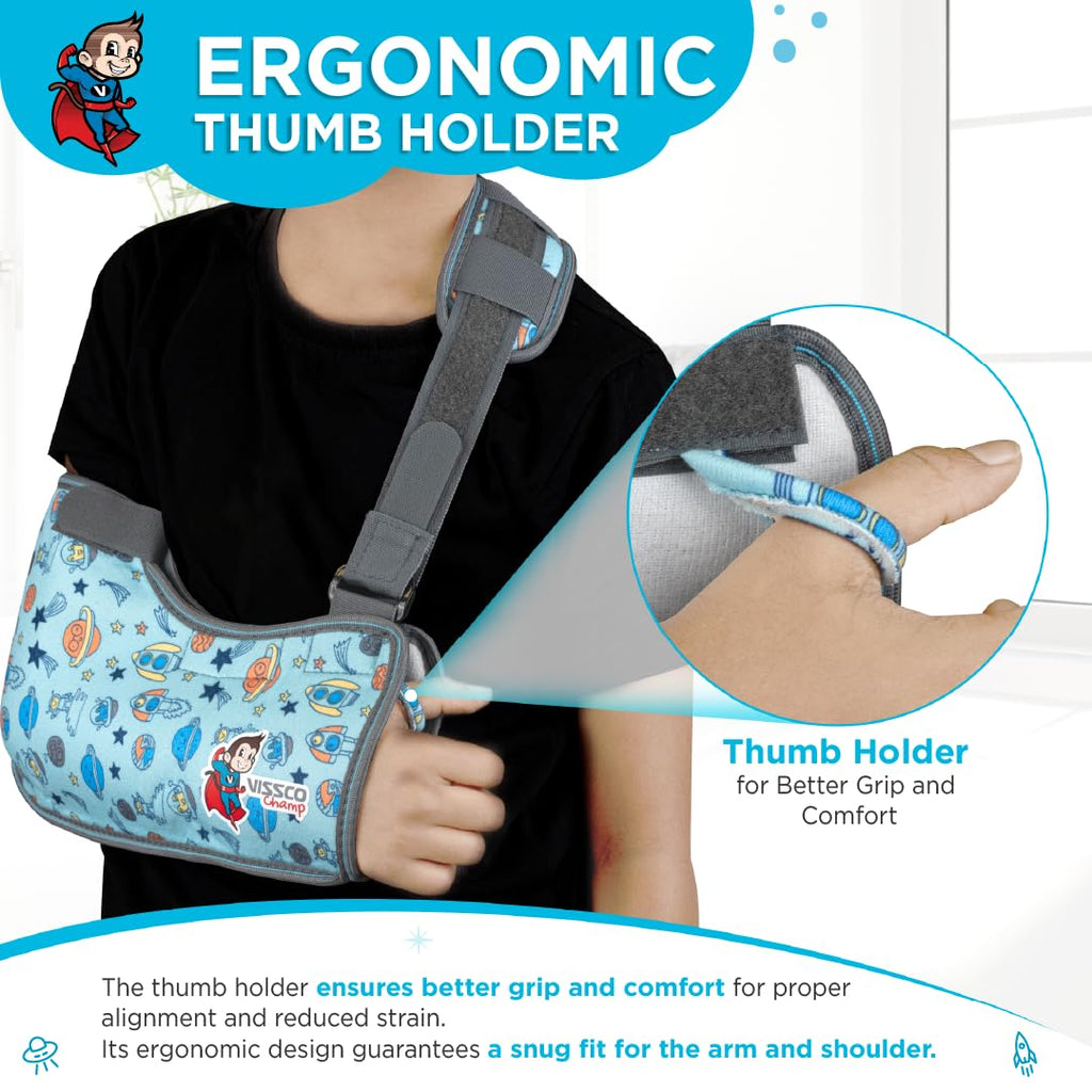 VISSCO CHAMP ARM SLING SHOULDER SUPPORT FOR KIDS