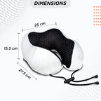 VISSCO TRA-WELL ERGONOMIC NECK PILLOW WITH SLEEPING GEL EYE MASK
