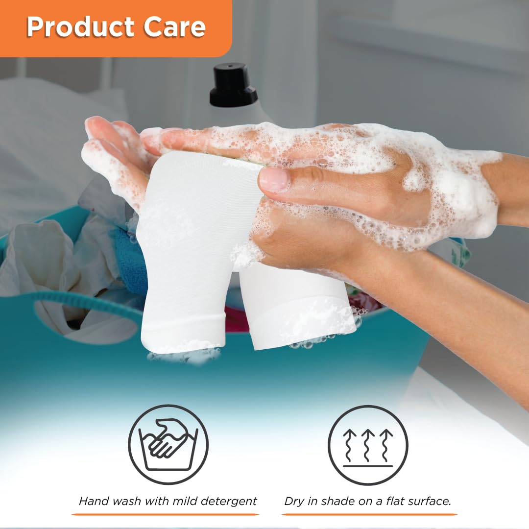 VISSCO ANTI-EMBOLISM - KNEE (MILD SUPPORT) | IMPROVE BLOOD CIRCULATION (WHITE)