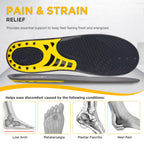 VISSCO FOOTSOL PREMIUM GEL INSOLES FOR ALL DAY COMFORT & PAIN RELIEF