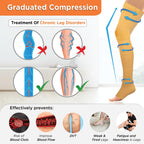 VISSCO MEDICAL COMPRESSION STOCKINGS (ABOVE KNEE) - BEIGE