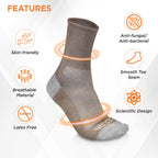 VISSCO DIABETIC SOCKS | COMFORTABLE TO MINIMIZE PRESSURE ON LEGS AND FEETS (GREY)