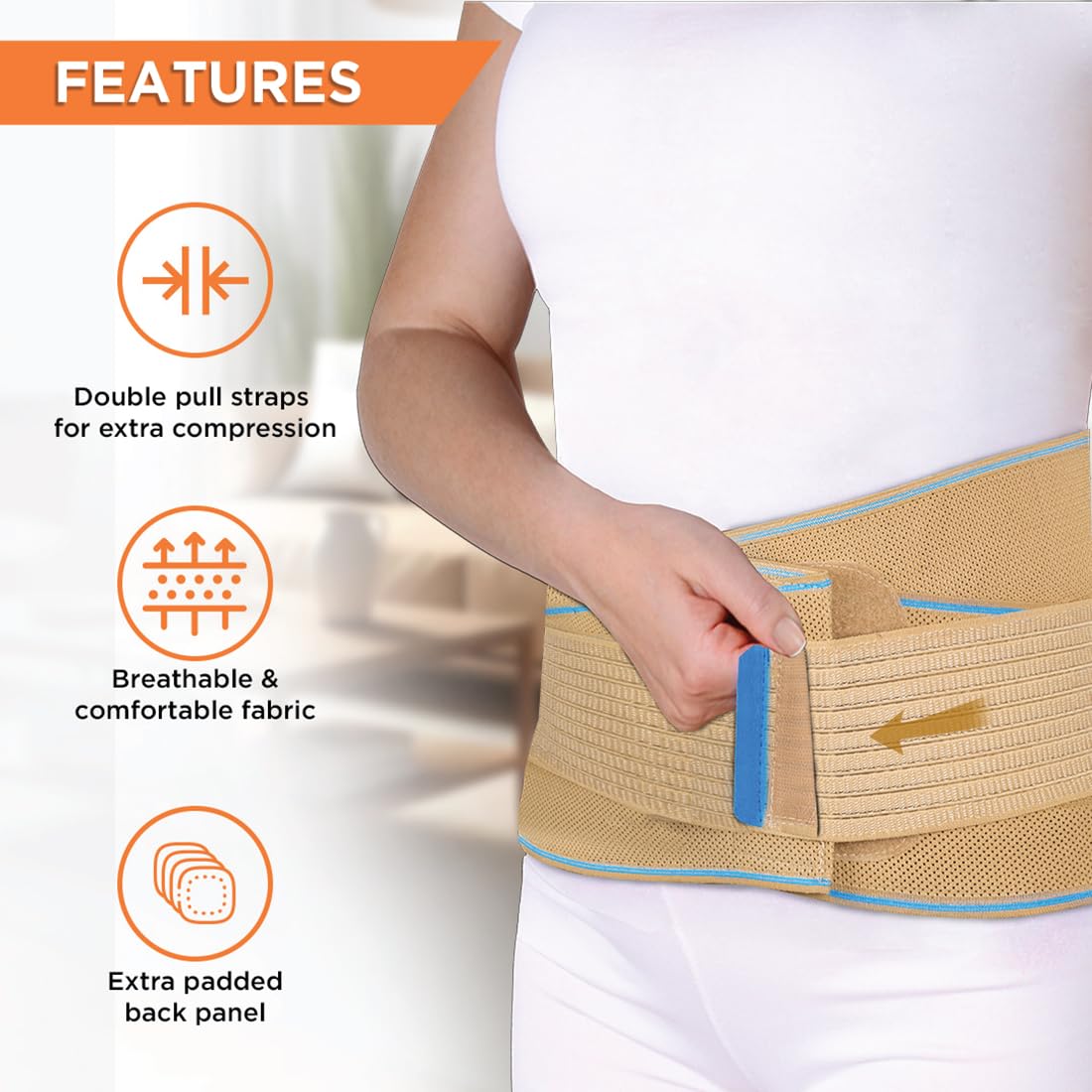 VISSCO SACRO LUMBAR BELT (MILD SUPPORT)