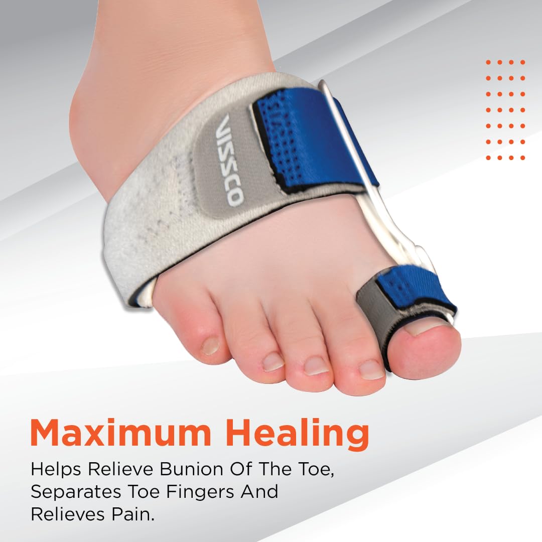 VISSCO BUNION CORRECTOR | PROVIDES MODERRATE SUPPORT TO BIG TOE