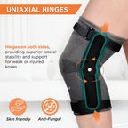 VISSCO HINGED KNEE CAP - GREY (SINGLE PIECE)