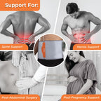 VISSCO NEOPRENE 8" ABDOMINAL BELT | GREY