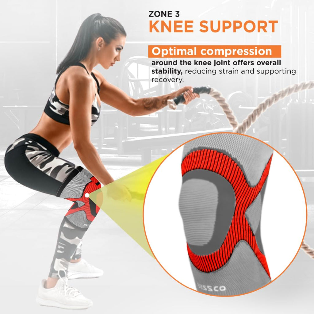 VISSCO 3D KNEE CAP (SINGLE PIECE)