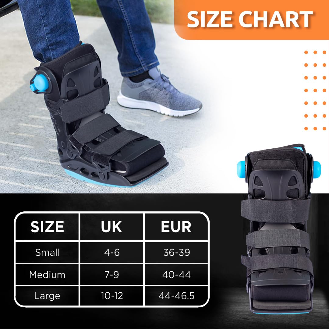VISSCO PNEUMATIC WALKER BOOT (DOUBLE PUSH BUTTON - SHORT TYPE WITH 11")