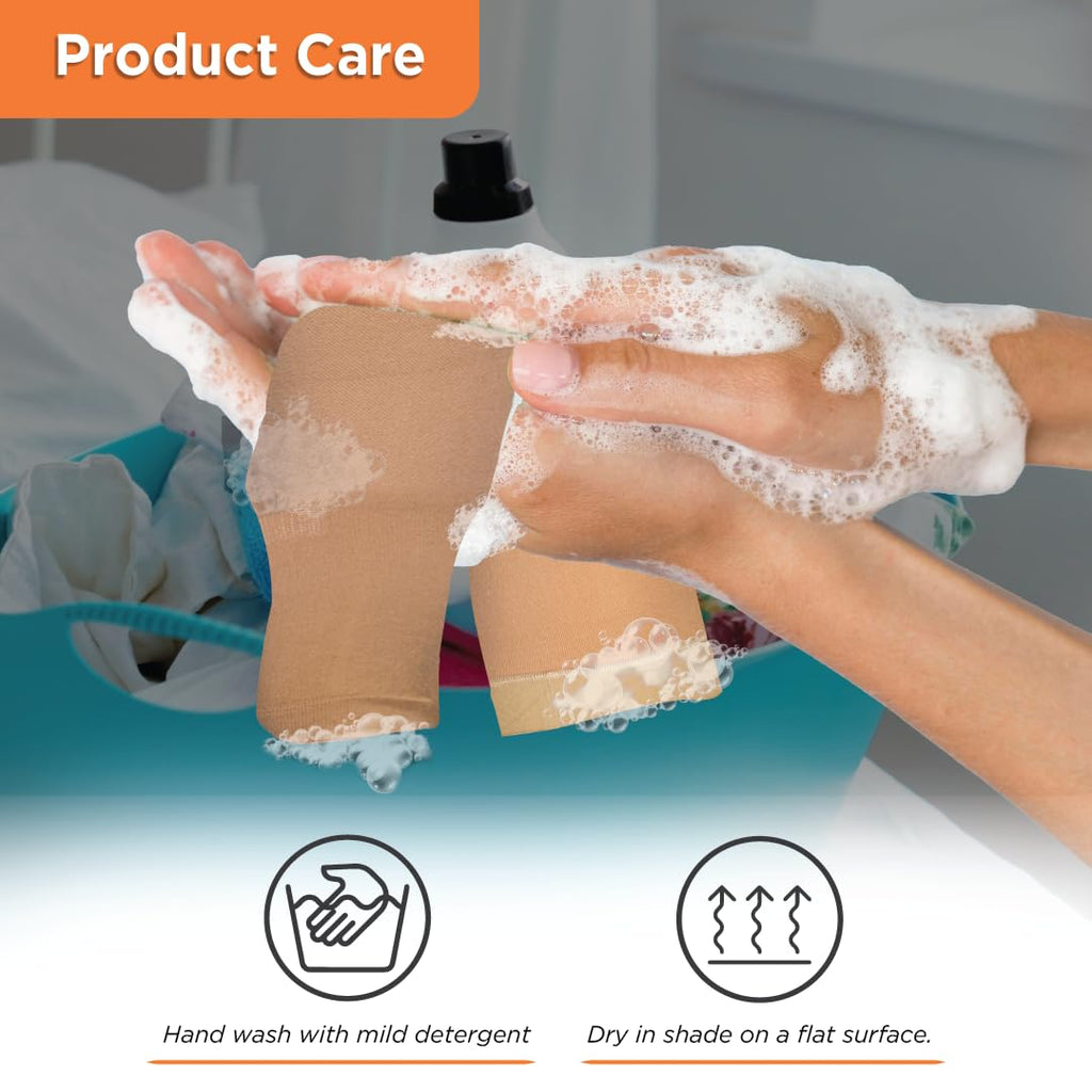 VISSCO MEDICAL COMPRESSION STOCKING- CLASS 2 KNEE LENGTH | MILD SUPPORT (BEIGE)