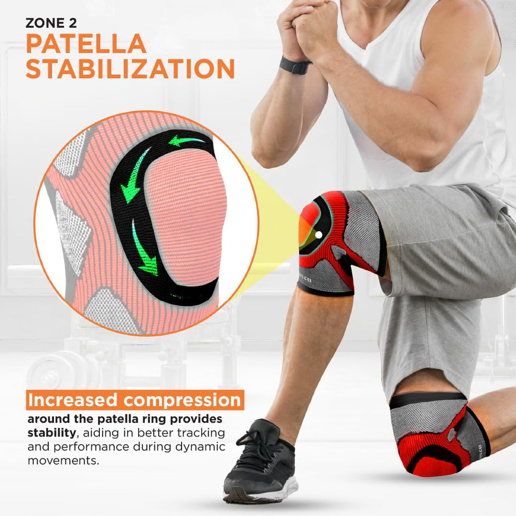 VISSCO 3D KNEE CAP (SINGLE PIECE)