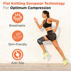 VISSCO PATELLA & LIGAMENT ASSISTED KNEE SUPPORT WITH SILICONE PRESSURE PAD (SINGLE PIECE)