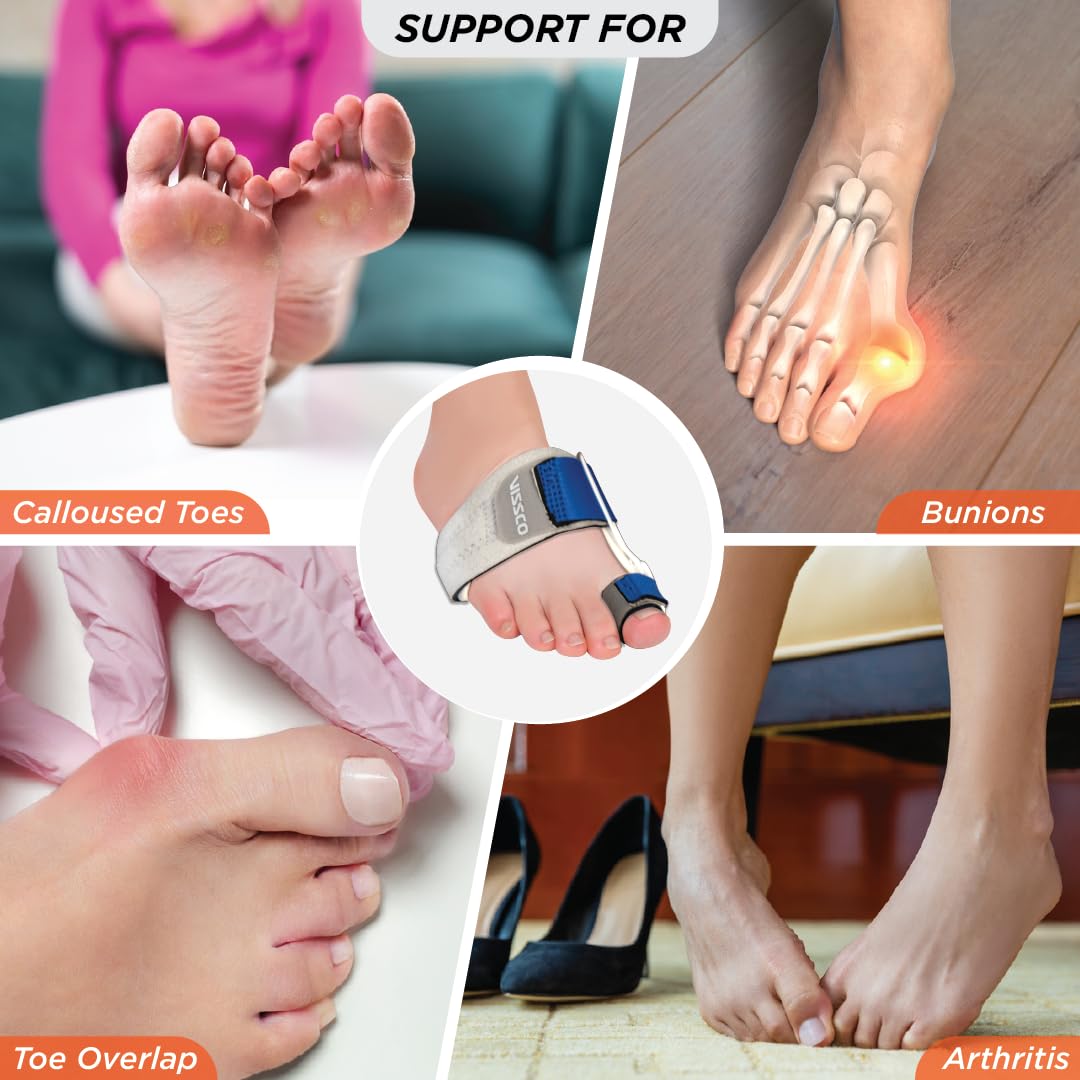 VISSCO BUNION CORRECTOR | PROVIDES MODERRATE SUPPORT TO BIG TOE
