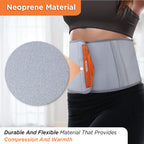 VISSCO NEOPRENE 8" ABDOMINAL BELT | GREY