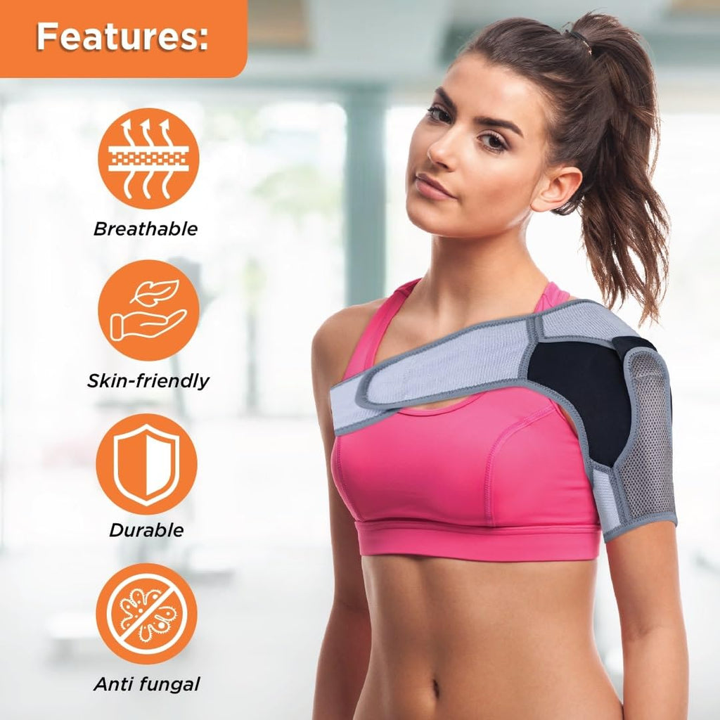 VISSCO SHOULDER SUPPORT (GREY)