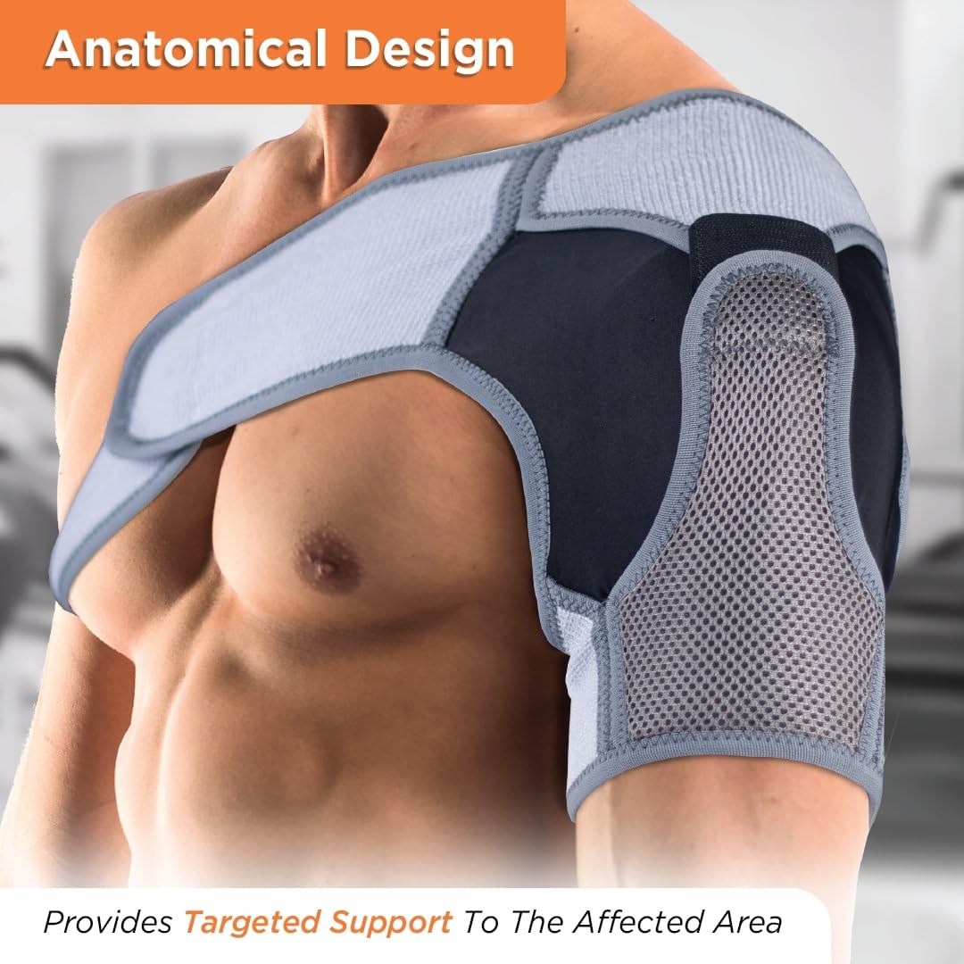 VISSCO SHOULDER SUPPORT (GREY)