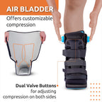 VISSCO PNEUMATIC WALKER BOOT (DOUBLE PUSH BUTTON - SHORT TYPE WITH 11")