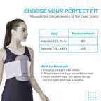 VISSCO STERNAL BRACE (MODERATE SUPPORT)- GREY