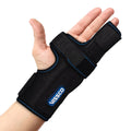 VISSCO BOXER'S SUPPORT BRACE | DETACHABLE SPLINTS (BLACK)