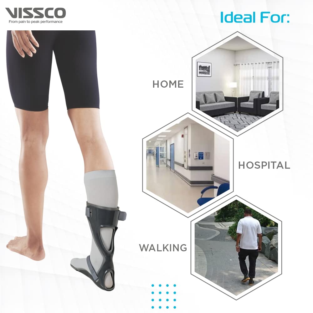 VISSCO ANKLE ORTHOSES (AFO)- GREY