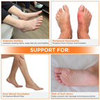 VISSCO DIABETIC SOCKS | COMFORTABLE TO MINIMIZE PRESSURE ON LEGS AND FEETS (GREY)