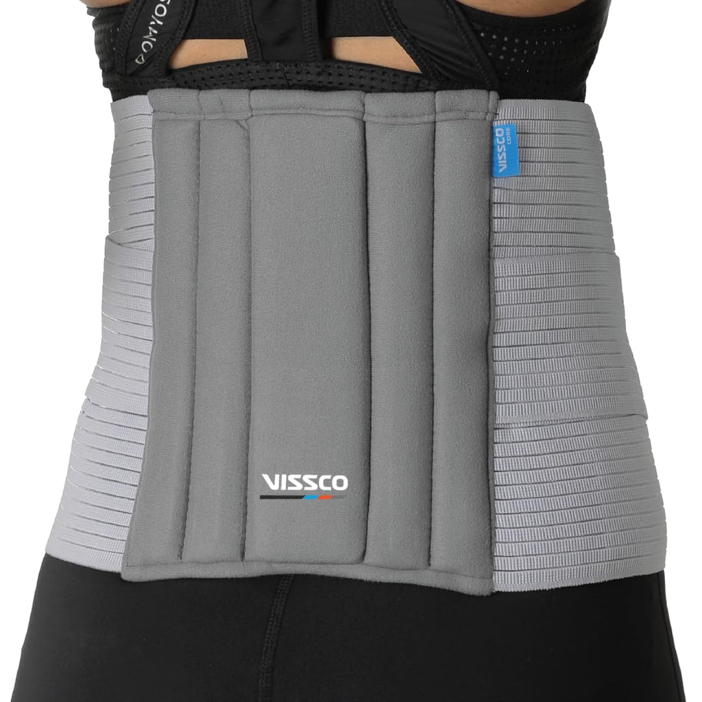 VISSCO LUMBO SACRAL BELT | SUPPORT LUMBAR SPINE (GREY)