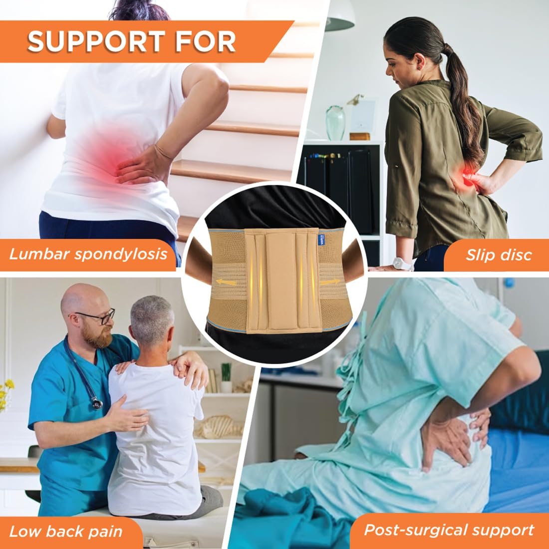 VISSCO SACRO LUMBAR BELT (MILD SUPPORT)