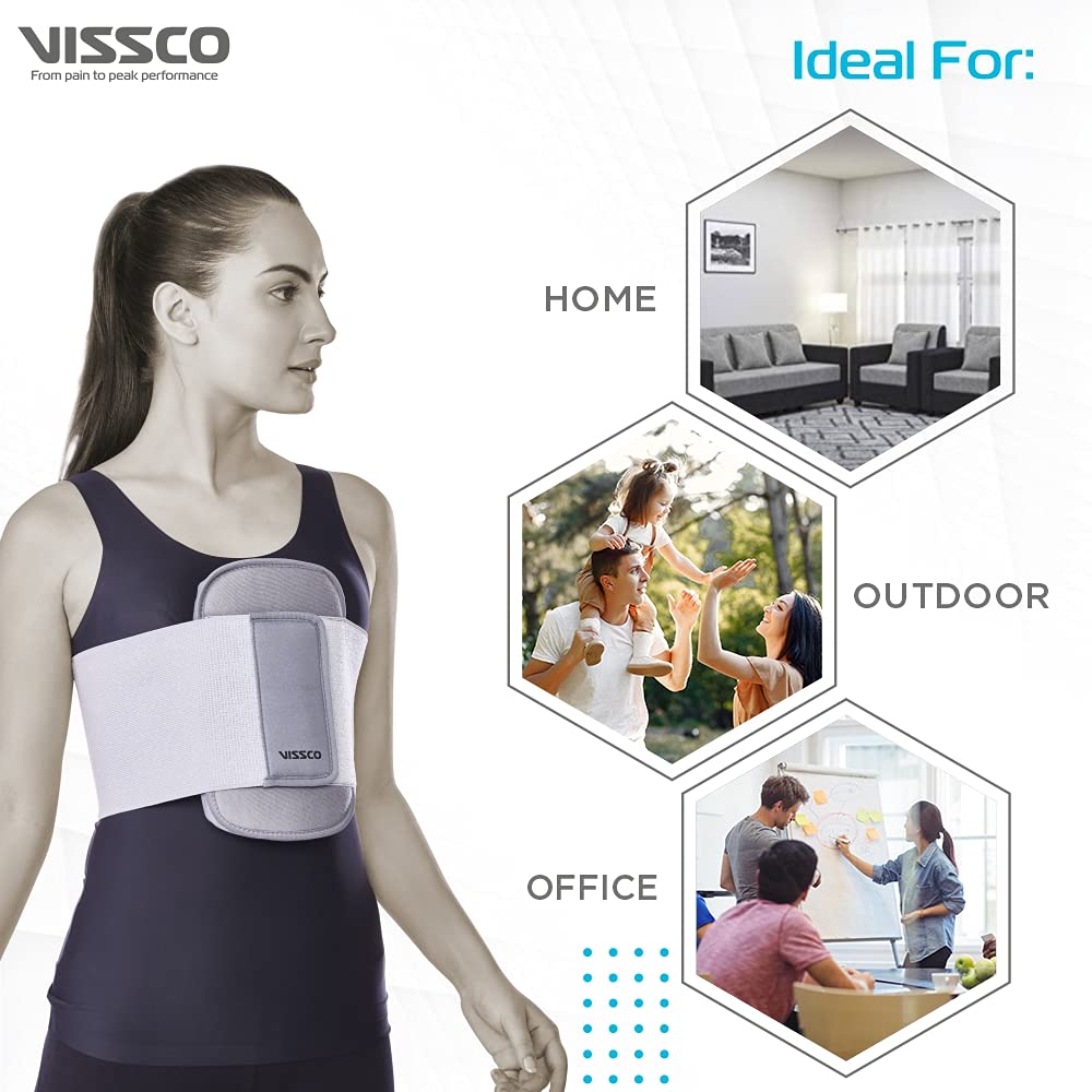 VISSCO STERNAL BRACE (MODERATE SUPPORT)- GREY