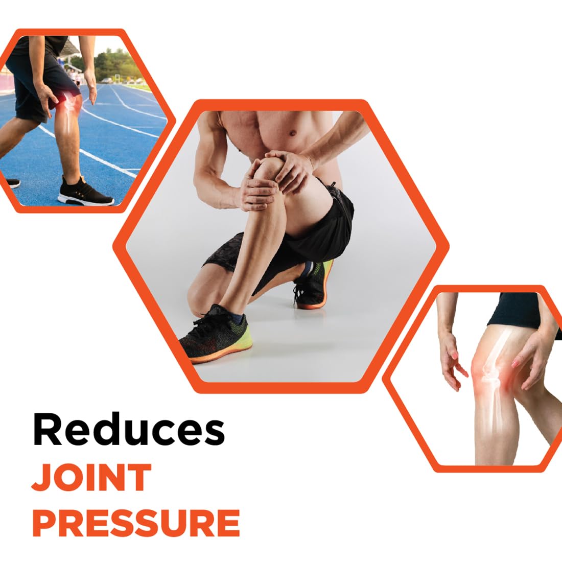 VISSCO 3D KNEE CAP WITH DONUT PADDING (SINGLE PIECE)
