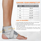 VISSCO NEOPRENE ANKLE SUPPORT (GREY)