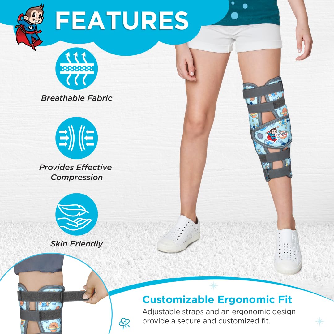 VISSCO CHAMP KNEE BRACE FOR KIDS (FIRM SUPPORT)
