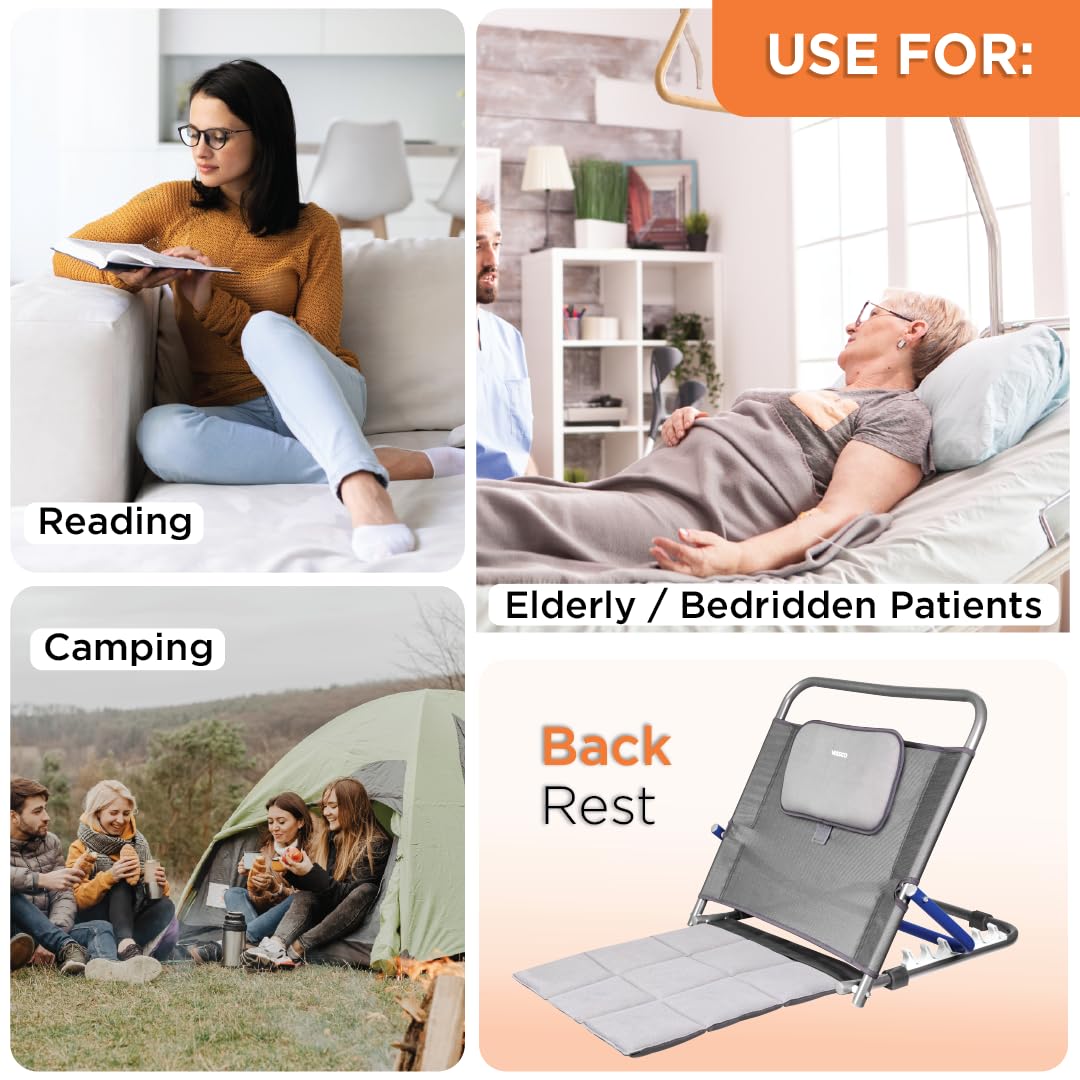 VISSCO ORTHOPAEDIC HOSPITAL BACK REST ( BLACK)