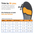 VISSCO FOOTSOL INSOLES FOR LOW ARCH, FLAT FEET, INSOLES FOR HEEL PAIN, OVER-PRONATION