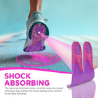 VISSCO FOOTSOL PREMIUM GEL INSOLES FOR ALL DAY COMFORT & PAIN RELIEF - FOR WOMEN ( SHOE SIZE 5-9)