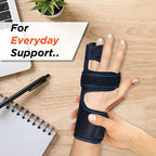 VISSCO BOXER'S SUPPORT BRACE | DETACHABLE SPLINTS (BLACK)