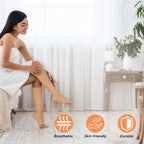 VISSCO MEDICAL COMPRESSION STOCKING- CLASS 2 KNEE LENGTH | MILD SUPPORT (BEIGE)