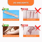 VISSCO VEIN VARICOSE STOCKINGS | PROVIDES LEG COMPRESSIONS TO IMPROVE BLOOD CIRCULATION & RELIEVES PAIN (BEIGE)
