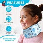 VISSCO CHAMP CERVICAL COLLAR FOR KIDS PROVIDES SUPPORT FROM NECK INJURIES
