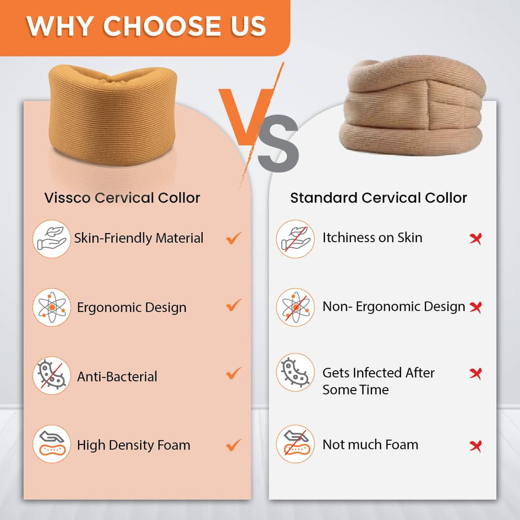 VISSCO CERVICAL COLLAR SOFT (BEIGE)
