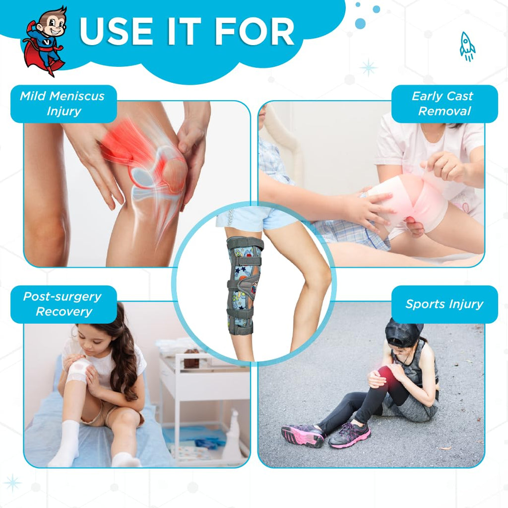 VISSCO CHAMP KNEE BRACE FOR KIDS (FIRM SUPPORT)